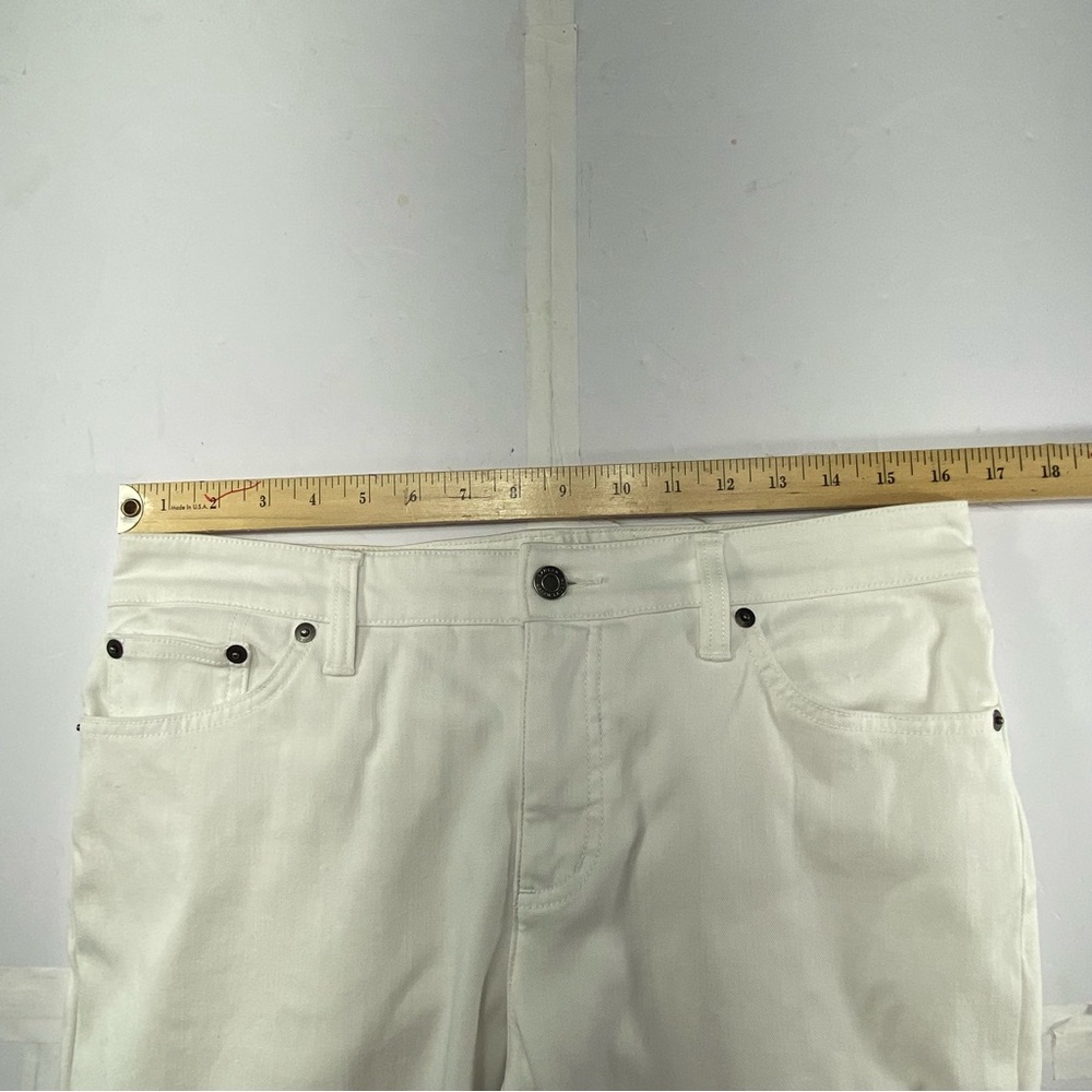 LAUREN RALPH LAUREN LRL Modern Straight Curvy Jeans Women’s Size 8 White - Picture 13 of 15